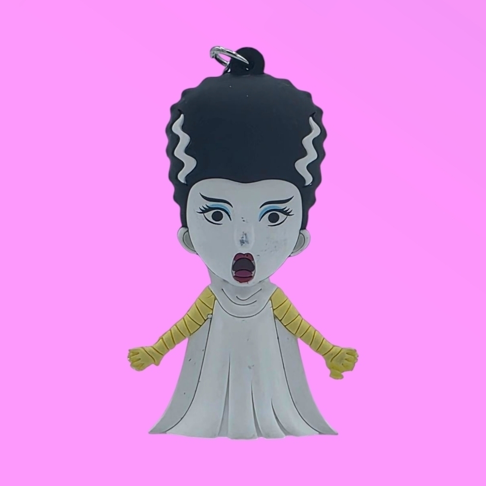 Universal Monsters Bride of Frankenstein Bag Clip Keychain